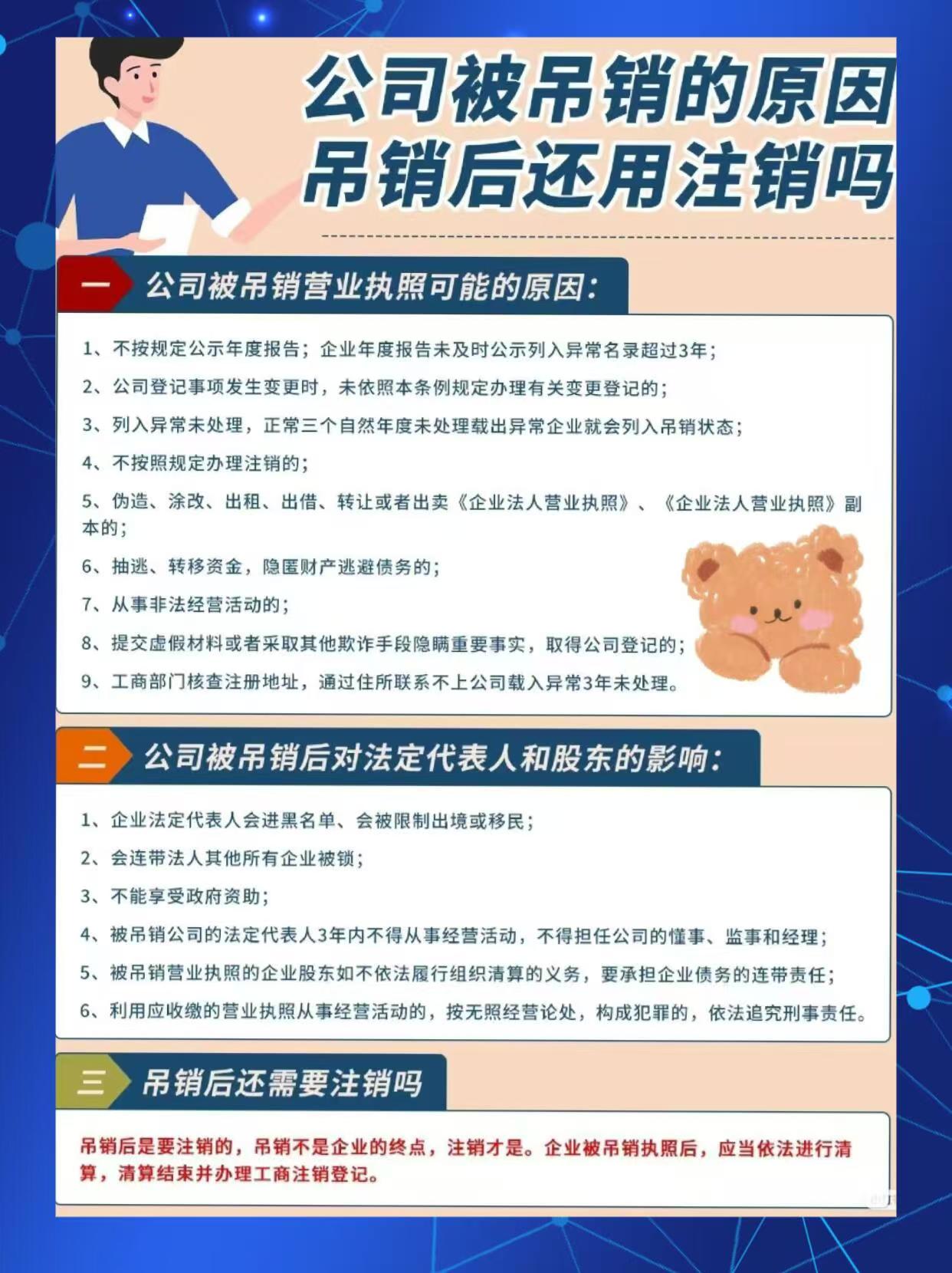 咸阳公司被吊销的原因！吊销后还用注销吗？